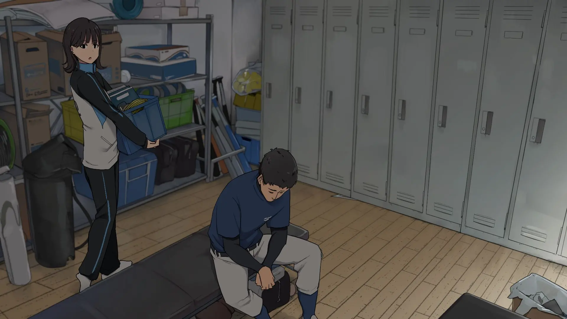 사귀는 선배 여자 매니저에게 부실에서 빼달라고 하기