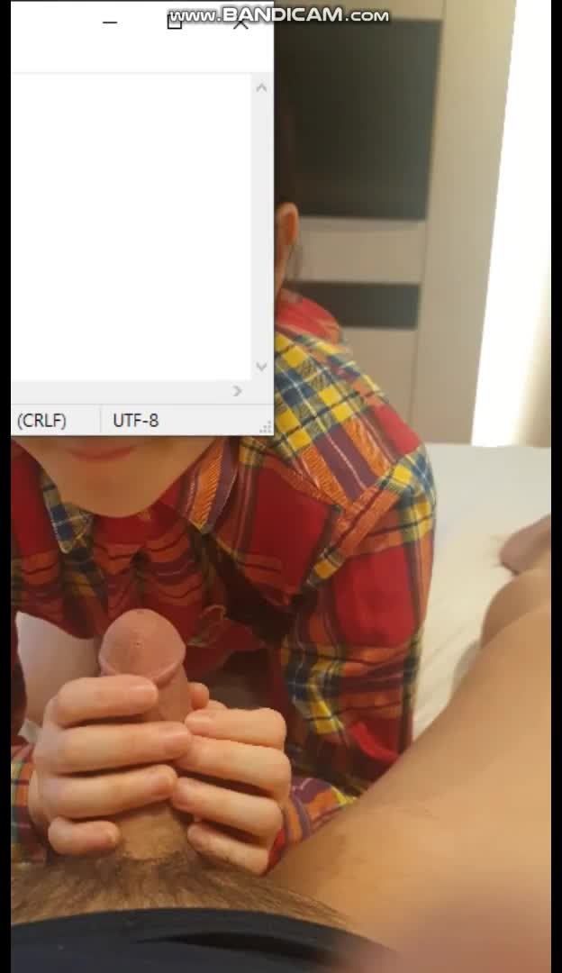 혀놀림 좋은 체크무늬 입보녀