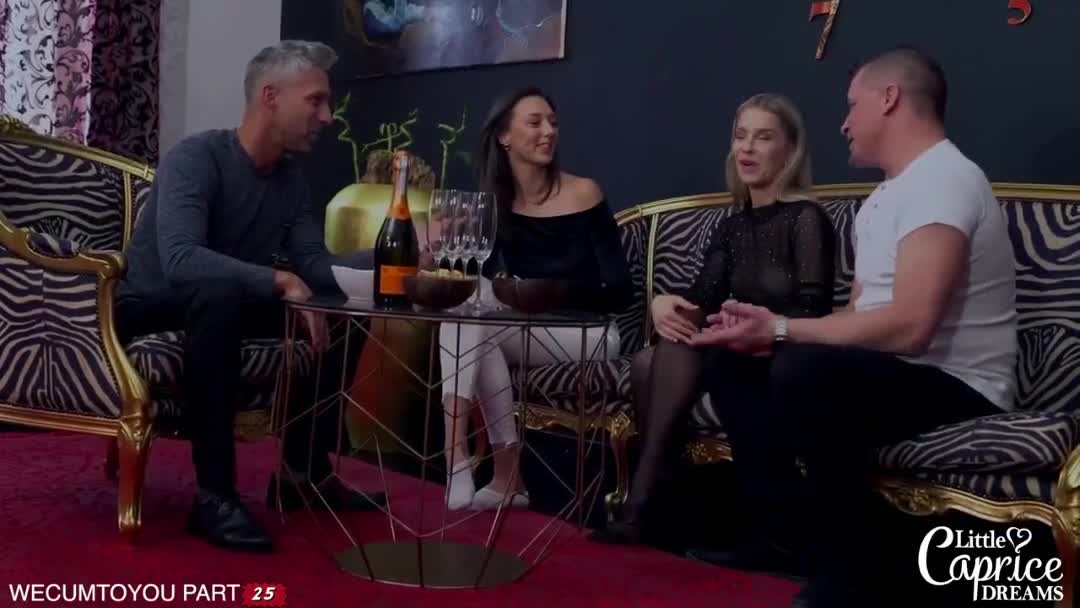 수줍은 초보 스와핑 커플 화끈한 4인조 섹스를 경험