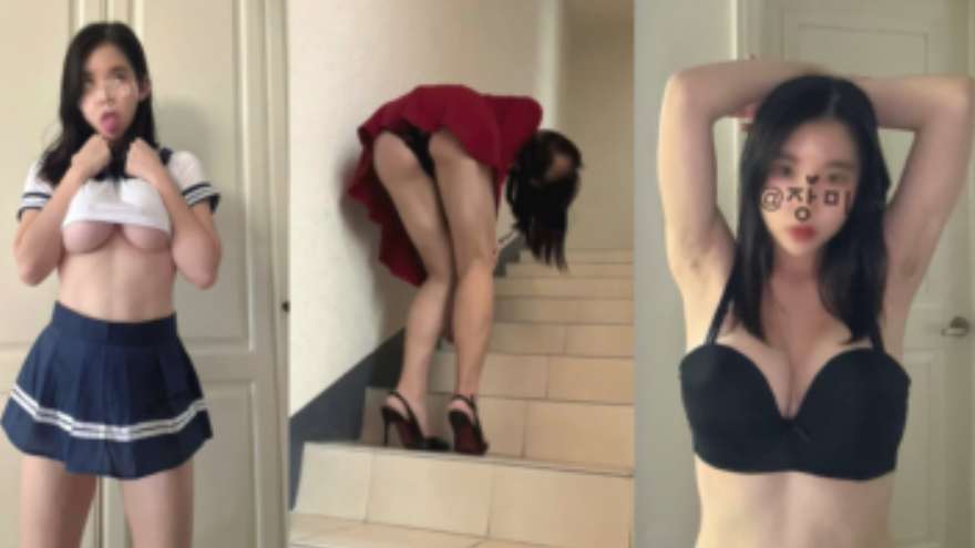 보지 벌렁거리는거까지 다보여주는 리액션 장미