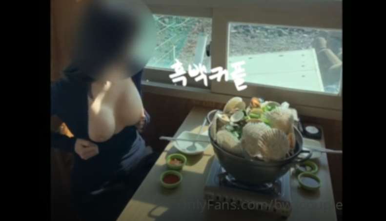 노출광 흑백커플 호캉스모음